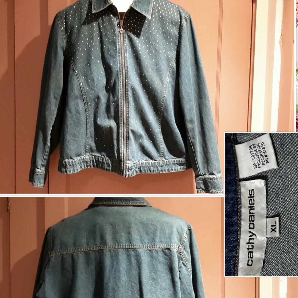 EUC ☆Cathy Daniels ☆ Ladies Jean Jacket
